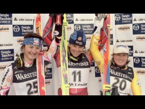 Hilary Lindh wins downhill (Lake Louise 1994)