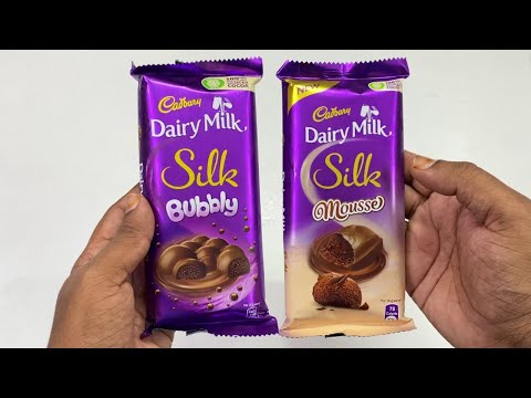 Cadbury Dairy Milk Silk Bubbly vs Cadbury Dairy Milk Mousse