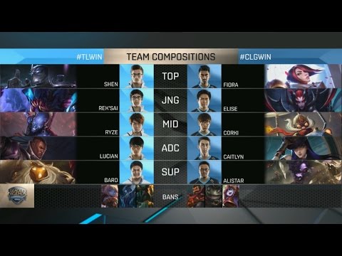 TL vs CLG Highlights - TEAM LIQUID vs COUNTER LOGIC GAMING - NA LCS Week 2 - SPRING 2016