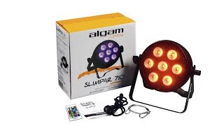 Algam Lighting SLIMPAR 1210 HEX projecteur à LED - Video