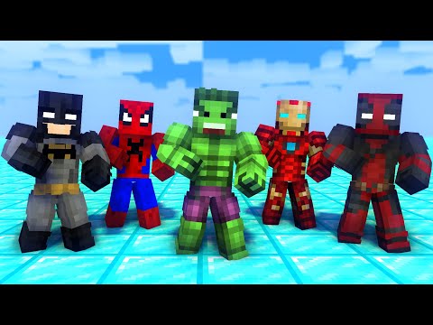 MONSTER SCHOOL : SUPER HERO DANCE JOANA MEME - MINECRAFT ANIMATION