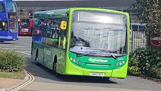 First Cymru SN62 DCY (44535) departing Swansea Bus Station on 17th October 2025