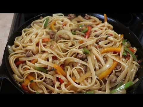 Amazing Drunken Italian Noodles