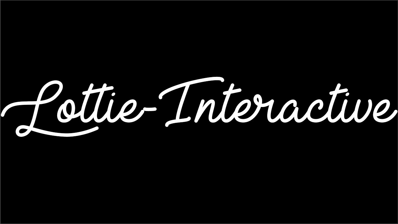 Programming A Lottie Player With Interactions