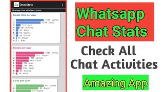 Whatsapp Chat Stats  Check All Chat Activities  Co