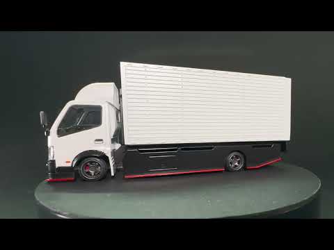 MicroTurbo Hino 300 Customized White | Diecast to Vibe With