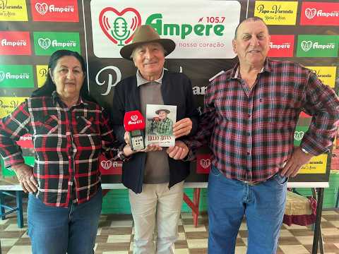 PAPO NA VARANDA = 446 NILDO CARLETTO E TEREZINHA CARLETTO - REALEZA/PR