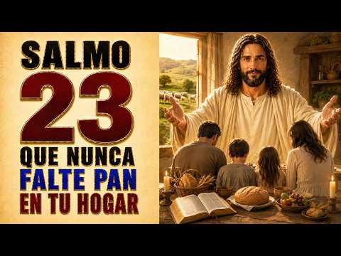 SALMO 23 MAY THERE NEVER BE A LACK OF BREAD IN TUS HOGAR