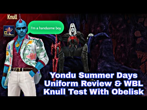 Yondu Summer Days Uniform Review & WBL Knull Test With Obelisk - Marvel Future Fight