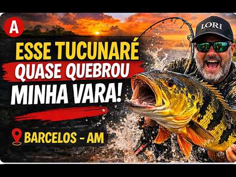 BARCELOS EM CHAMAS! Tucunarés GIGANTES na Amazônia 🔥🎣