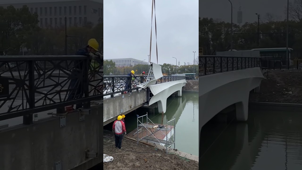 bridges new life - this is the stunning application of our GRC facade veneers in bridge decoration