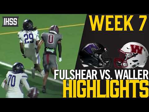 Fulshear Stays Unbeaten with 38-28 Road Win Over Waller in 23-6A