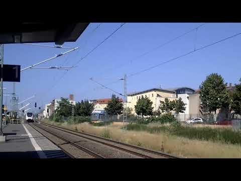 Bahnhof Merseburg hbf (Teil1)- öBB-ABR Rb25 n. Halle Hbf ü. Halle ammendorf in Sachsen-Anhalt.
