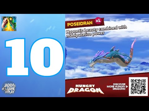Hungry Dragon | Poseidran - Unlocked | XL dragon | android gameplay