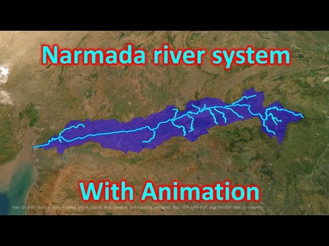 Narmada river system- Detailed explanation