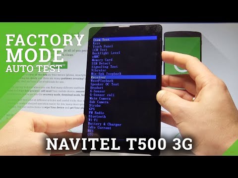 How to Enter Factory Mode in NAVITEL T500 3G - Android Factory Test |HardReset.Info