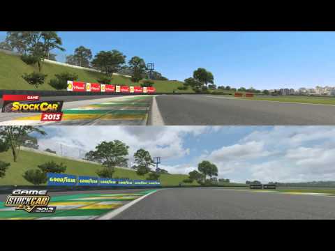 Game Stock Car 2012 vs Game Stock Car 2013 @ Interlagos - Track Comparison