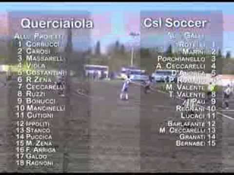 CALCIO, SECONDA CATEGORIA LAZIALE: Querciaiola - CSL Soccer, stagione 2012/2013