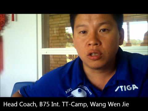 B75 Int.TT-Camp interview w. Head Coach Wang Wen Jie