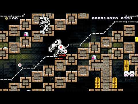 World Blue X2: Nr 2 Ghosthouse by André - SUPER MARIO MAKER - NO COMMENTARY 1bc 1bc