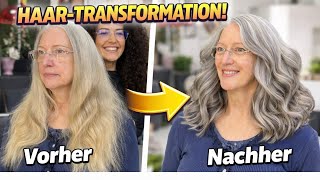 So so schön mit Marion aus Nähe Berlin gewesen, ein ganz toller hübsche Frau,❤️❤️#greyhair #hair