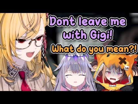 Kaela Keeps Leaving Biboo Alone With Gigi In A Horror Game【Hololive】
