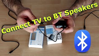 Connect non Bluetooth TV to Bluetooth speakers or headphones