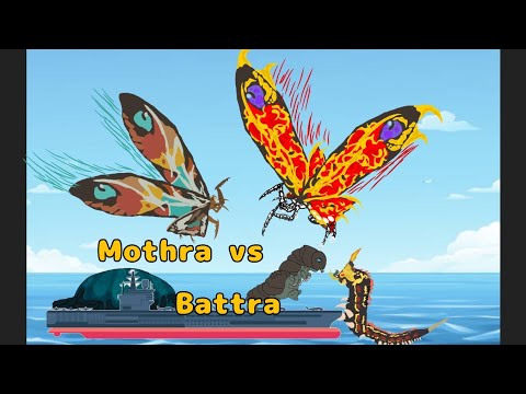 Mothra vs Battra: animação curta