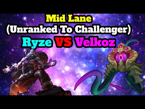 [Unranked to Challenger] Beating Vel'Koz as Ryze (Shove&Roam) | Best Ryze NA Strompest