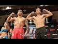 JESSIE MAGDALENO VS. RAFAEL RIVERA - FULL WEIGH IN & FACE OFF VIDEO