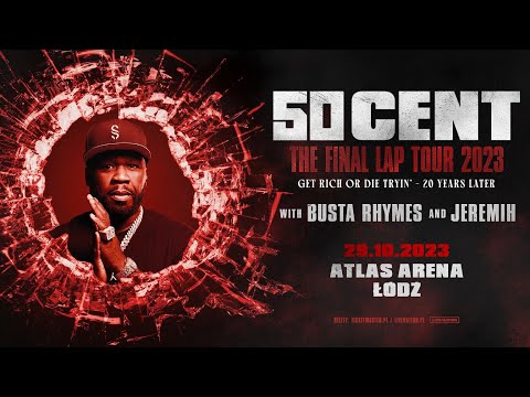RELACJA Z KONCERTU "50 CENT - GET RICH OR DIE TRYIN THE FINAL LAP TOUR" ŁÓDŹ POLSKA 2023