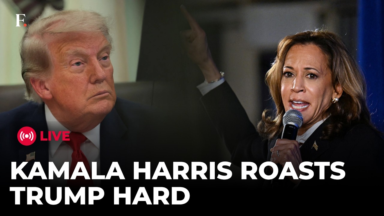 'America Is Less Reliable Under You'| Kamala Harris UNLOADS On Trump | LIVE