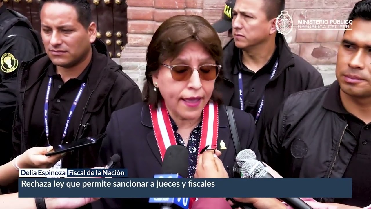 📢 Fiscal de la Nación rechaza ley que permite sancionar a jueces y fiscales