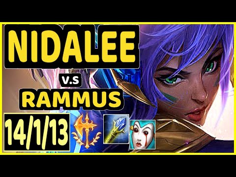4LAN (NIDALEE) vs RAMMUS - 14/1/13 KDA JUNGLE GAMEPLAY - BR Ranked DIAMOND