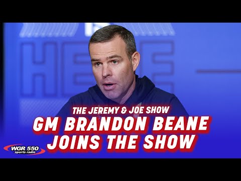 Bills GM Brandon Beane on Adding Weapons, Cap Situation & More! | The Jeremy and Joe Show
