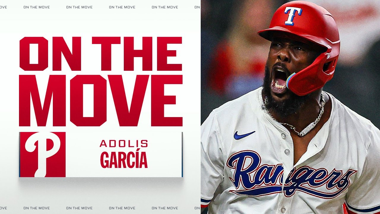 REACTION: Adolis García reportedly signs with the Phillies 🔔