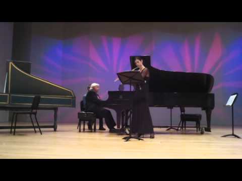 Nina Perlove and Charles Wadsworth: Francis Poulenc Sonata mvts 1 and 2