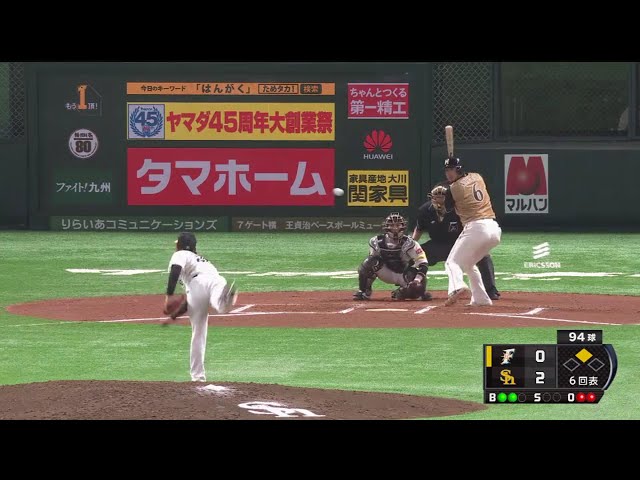 【6回表】ホークス・石川6回無失点の好投!! 2018/4/12 H-F