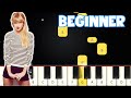 Lover - Taylor Swift | Beginner Piano Tutorial | Easy Piano