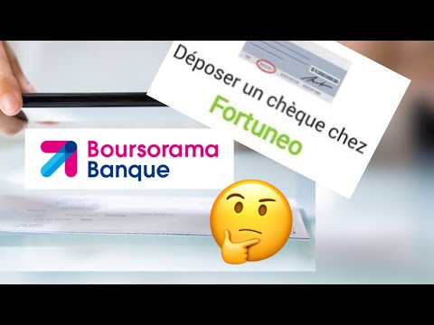Dépôt de chèques en ligne, #Boursorama vs #Fortuneo