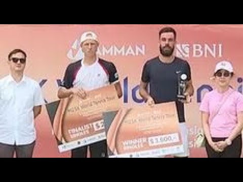 Amman & BNI Series 1 Final Single | Arthur Weber (FRA) vs Leo Borg (SWE) 4-6, 7-5, 7-5