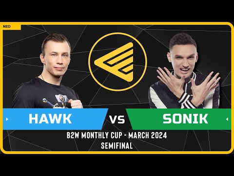 WC3 - [HU] HawK vs Sonik [NE] - Semifinal - B2W Weekly Cup March 2024