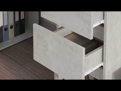 Schreibtisch Holzwerkstoff - Massivholz - 145 x 76 x 145 cm