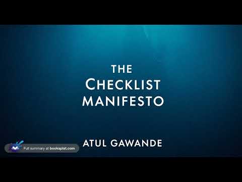The Checklist Manifesto by Atul Gawande - Rapid Summary