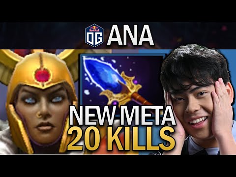 OG.ANA SMURF LEGION COMMANDER WITH AGHANIMS - DOTA 2 7.31 PRO GAMEPLAY