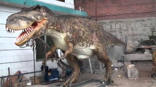 preview picture of video 'Megalosaurus Animatronic Testing'