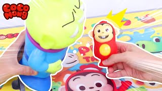 코코몽과 마주친 친구가 수수께끼를 내요! 문제를 맞추면 지나갈 수 있어요! | 한글놀이 | 영어놀이 | 플라팜 플레이테이블