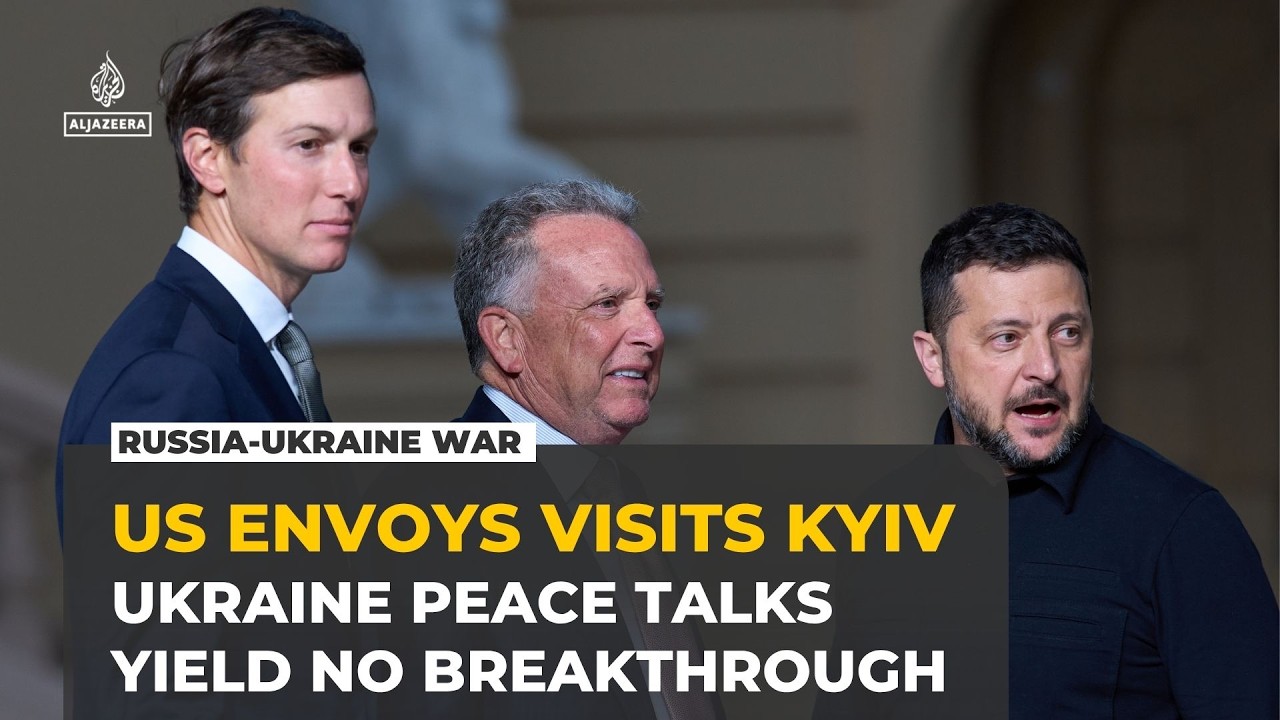US envoys meet Zelenskyy in Kyiv but Ukraine war talks yield no breakthrough