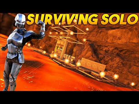 Surviving SOLO On Over Capped Servers Day 1 - ARK
