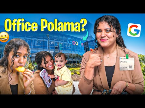 🔥GOOGLE Office kulla Enna Irukku?😎 || Mini Work Vlog❤️ || Preetha Vibes